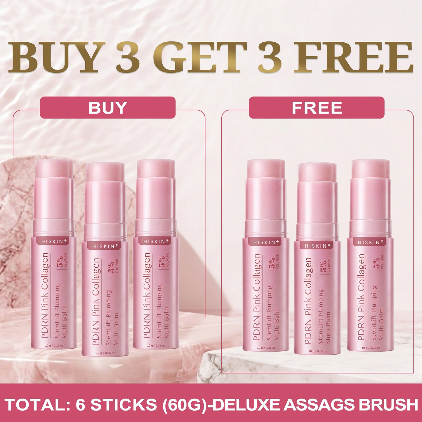🇨🇦2𝐇𝐈𝐒𝐊𝐈𝐍® 𝐏𝐃𝐑𝐍 𝐏𝐢𝐧𝐤 𝐂𝐨𝐥𝐥𝐚𝐠𝐞𝐧 𝐒𝐭𝐞𝐦𝐋𝐢𝐟𝐭 𝐏𝐥𝐮𝐦𝐩𝐢𝐧𝐠 𝐌𝐮𝐥𝐭𝐢 𝐁𝐚𝐥𝐦 𝐟𝐨𝐫 𝐔𝐧𝐝𝐞𝐫-𝐄𝐲𝐞𝐬, 𝐍𝐞𝐜𝐤, 𝐅𝐨𝐫𝐞𝐡𝐞𝐚𝐝, 𝐒𝐦𝐢𝐥𝐞 𝐋𝐢𝐧𝐞𝐬,𝐅𝐢𝐫𝐦𝐢𝐧𝐠, 𝐋𝐢𝐟𝐭𝐢𝐧𝐠, 𝐅𝐮𝐥𝐥𝐞𝐫-𝐋𝐨𝐨𝐤𝐢𝐧𝐠 𝐂𝐮𝐫𝐯𝐞𝐬 & 𝐒𝐤𝐢𝐧 𝐂𝐨𝐦𝐟𝐨𝐫𝐭